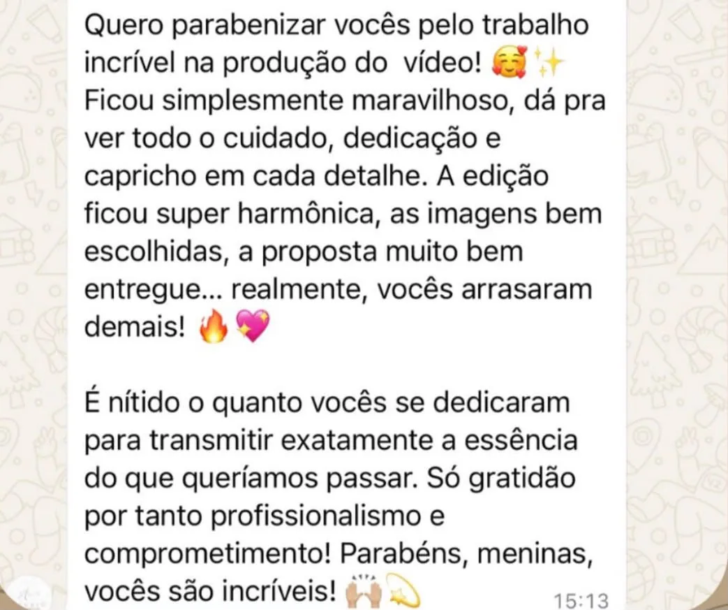 Depoimento de cliente